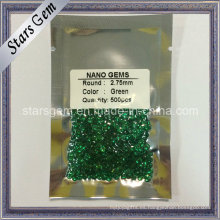 Popular Nano Gem verde en fundición de cera